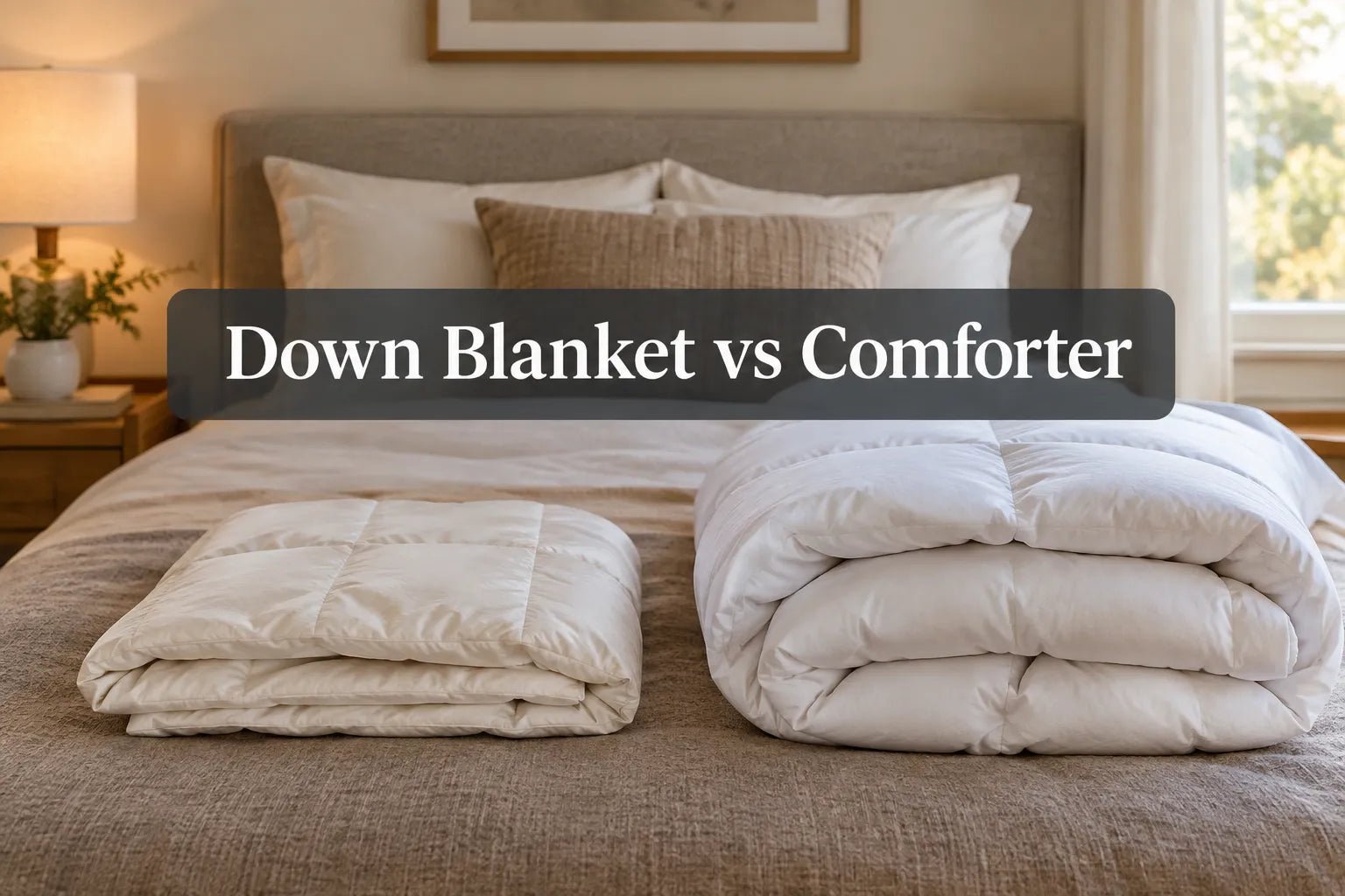 Down Blanket vs Comforter: Key Differences - Warmy & Tummy