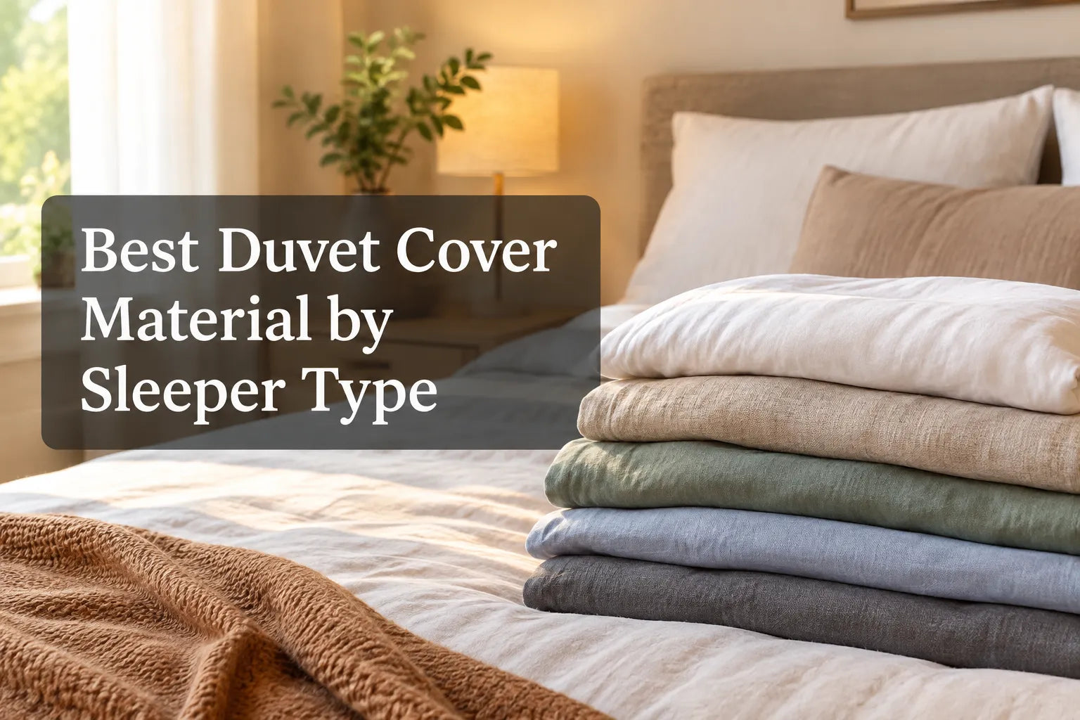 Best Duvet Cover Material by Sleeper Type