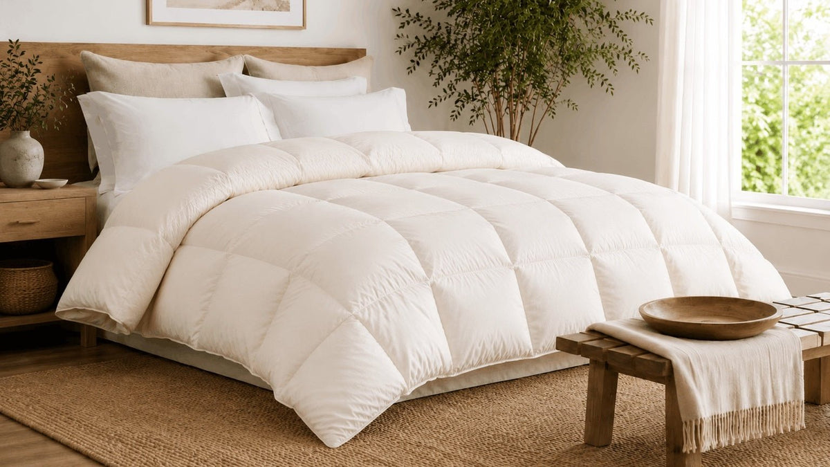 5 Mistakes to Avoid When Buying an Organic Cotton Down Comforter Online - Warmy & Tummy