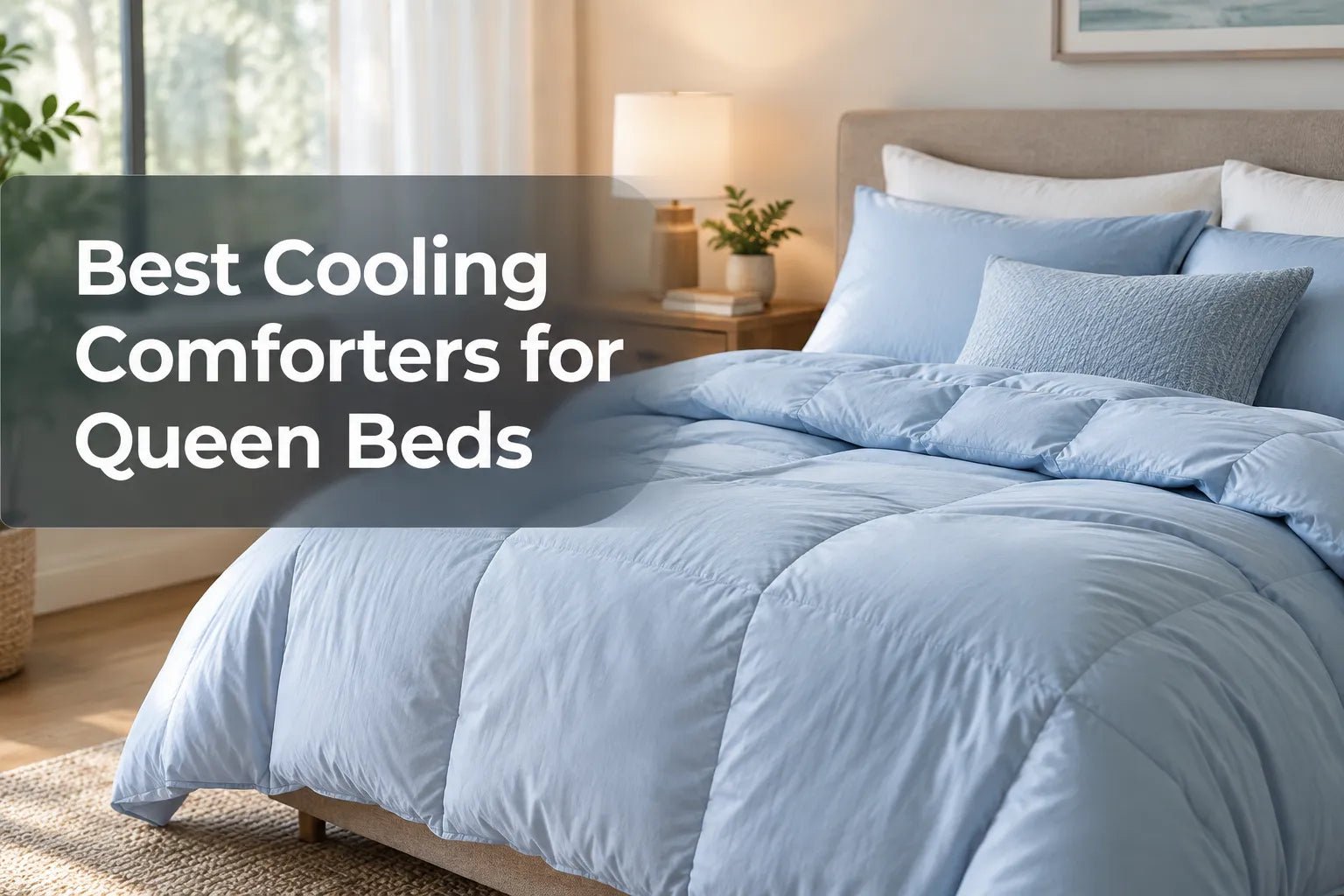 Best Cooling Comforters for Queen Beds - Warmy & Tummy