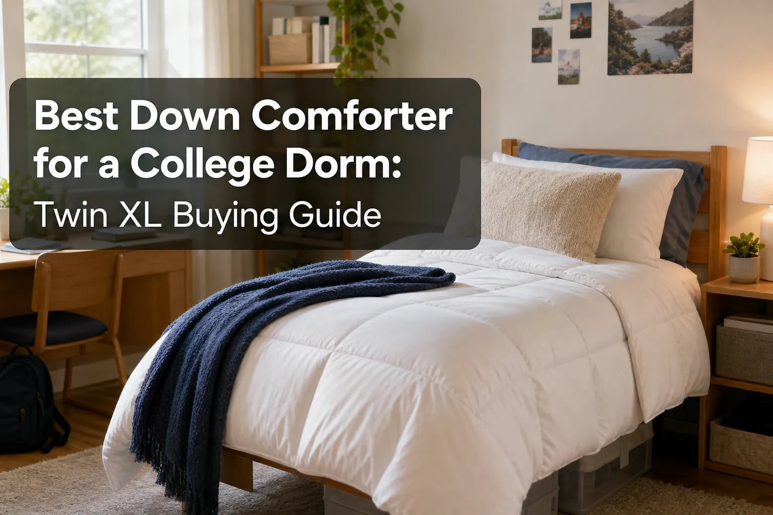 Best Down Comforter for a College Dorm: Twin XL Buying Guide - Warmy & Tummy