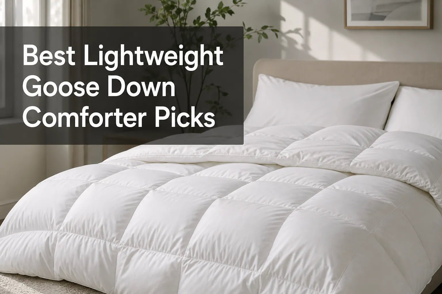 Best Lightweight Goose Down Comforter Picks - Warmy & Tummy