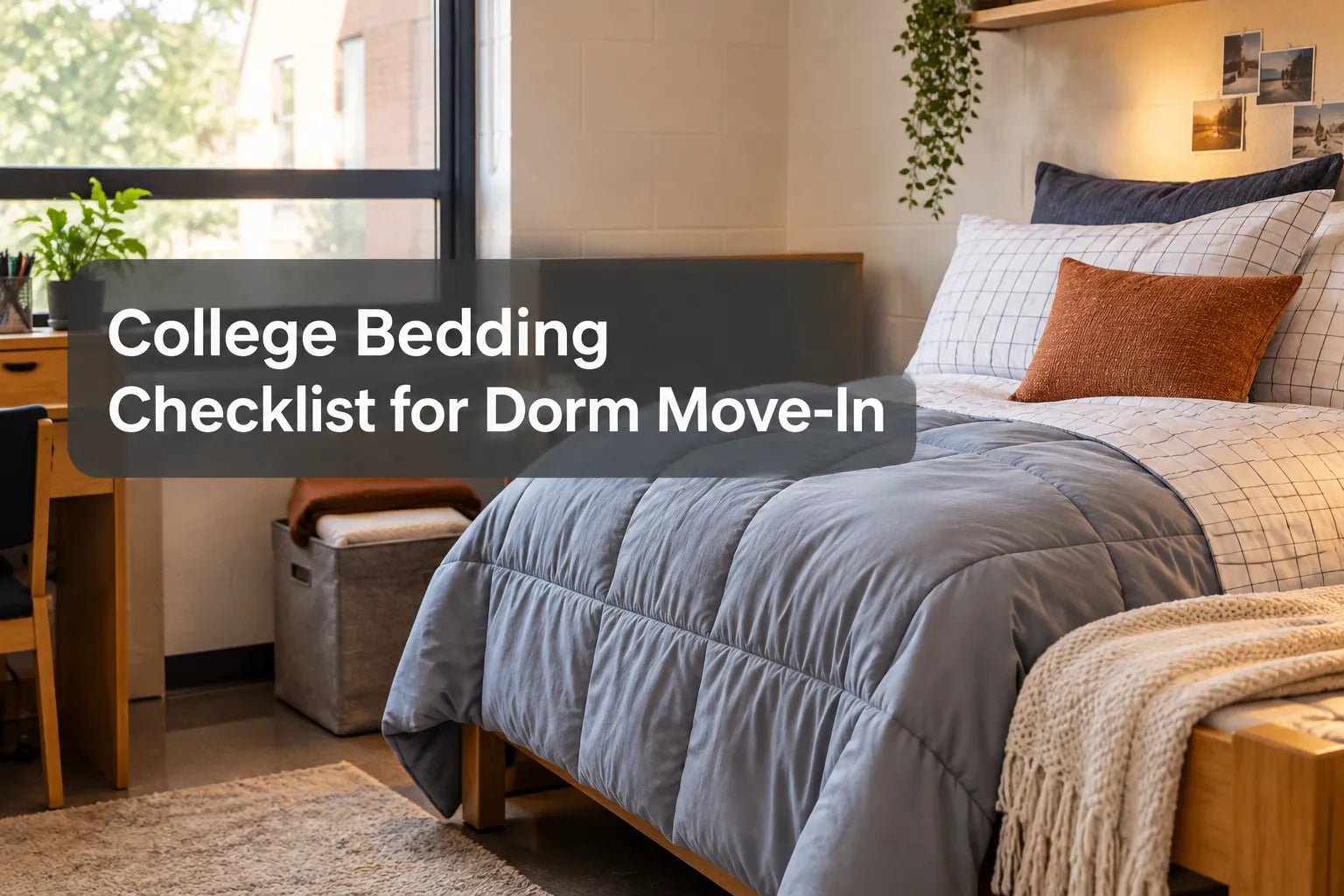 College Bedding Checklist for Dorm Move-In - Warmy & Tummy