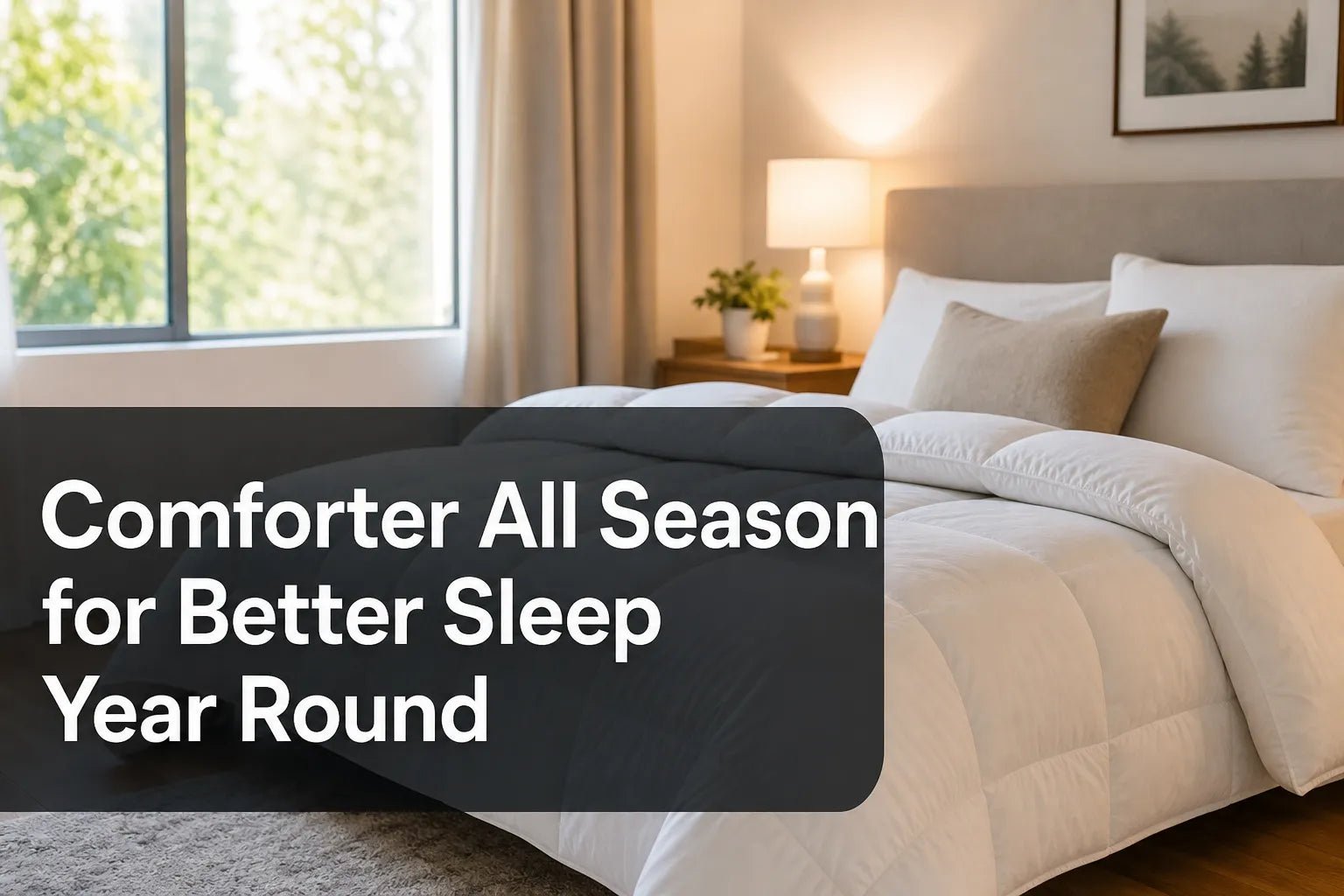 Comforter All Season for Better Sleep Year Round - Warmy & Tummy