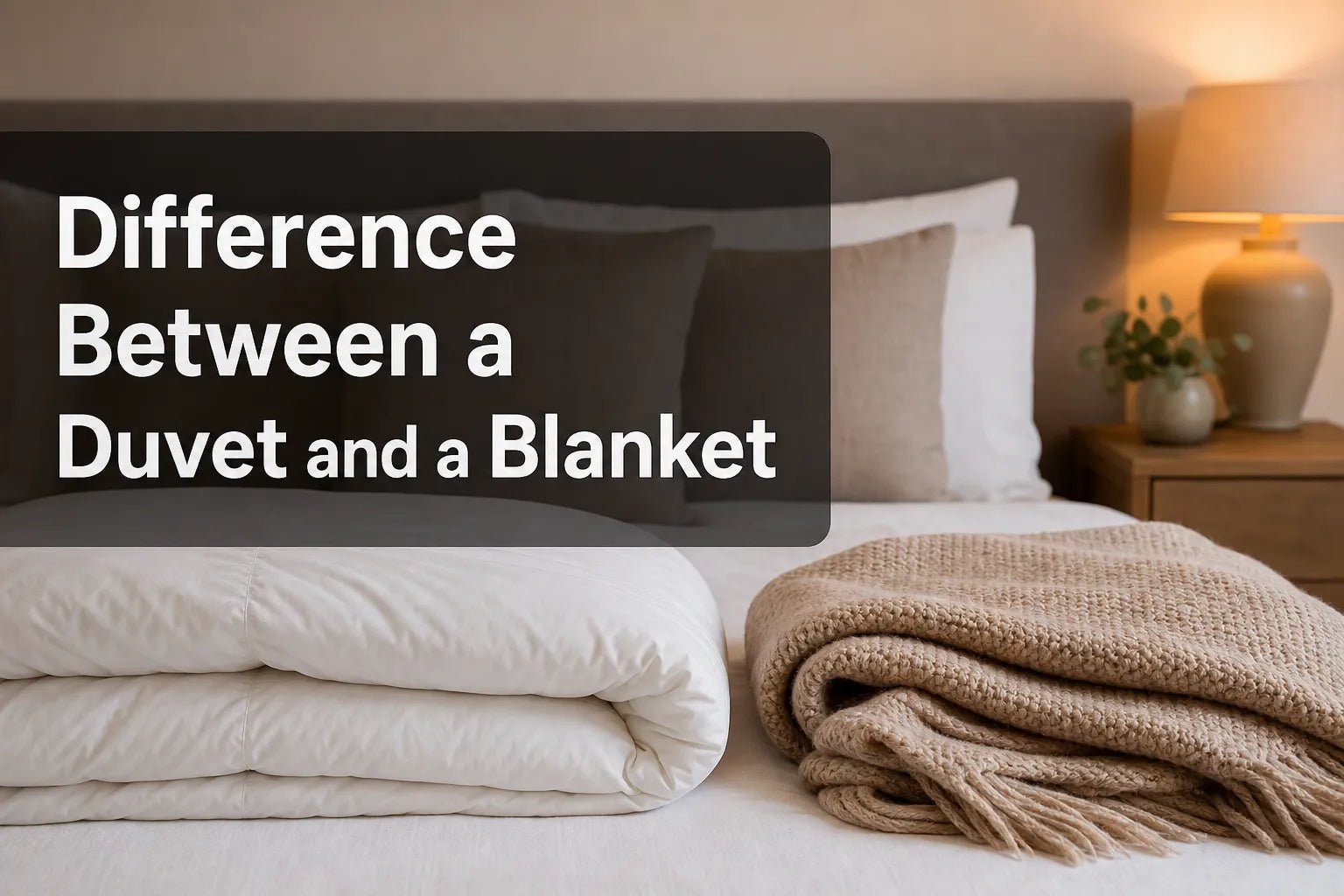 Difference Between a Duvet and a Blanket - Warmy & Tummy