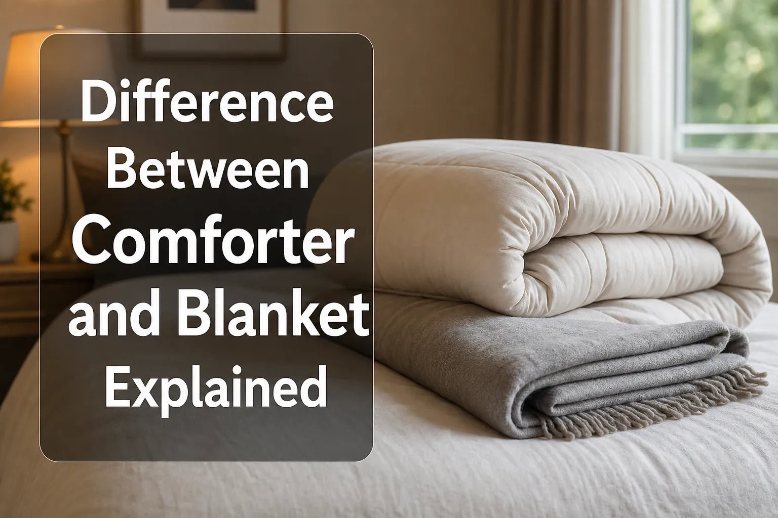 Difference Between Comforter and Blanket Explained - Warmy & Tummy