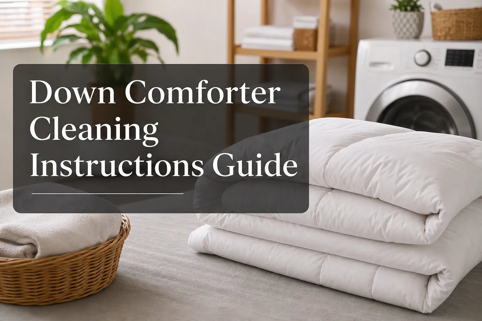 Down Comforter Cleaning Instructions Guide - Warmy & Tummy