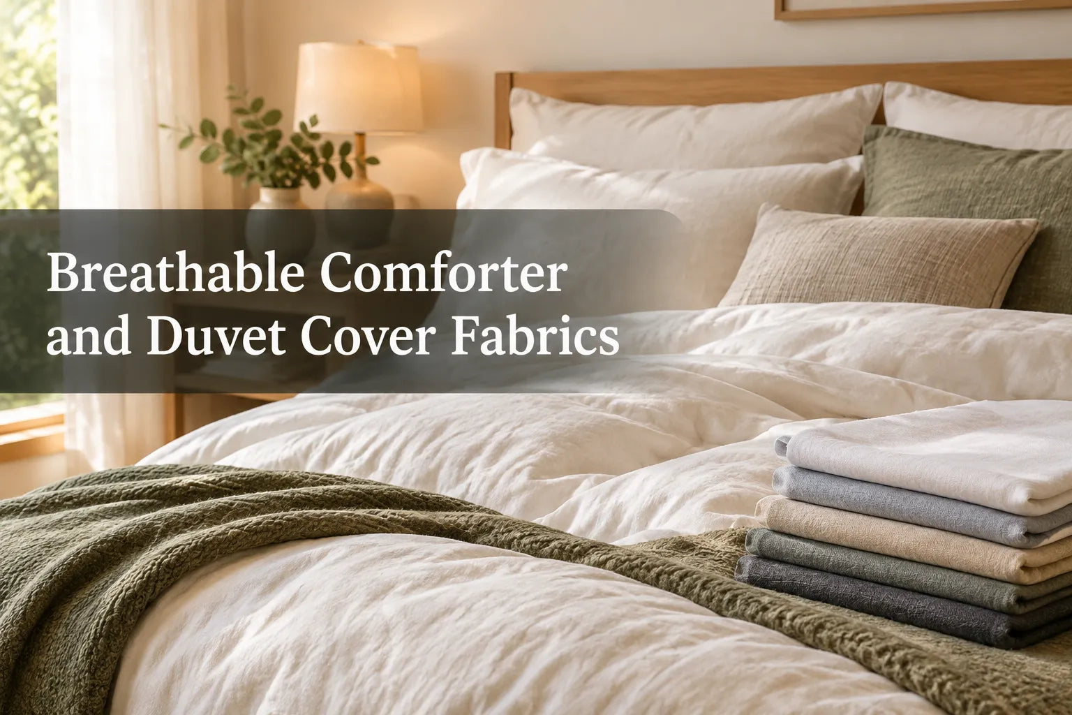 Breathable Comforter and Duvet Cover Fabrics: What Lets Heat Escape
