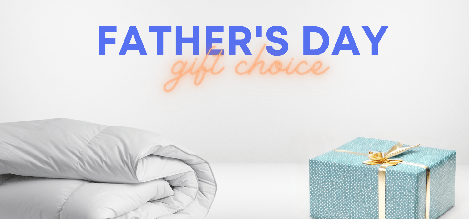 Father's Day Gift Guide: Down Comforter for Hot Sleepers - Warmy & Tummy