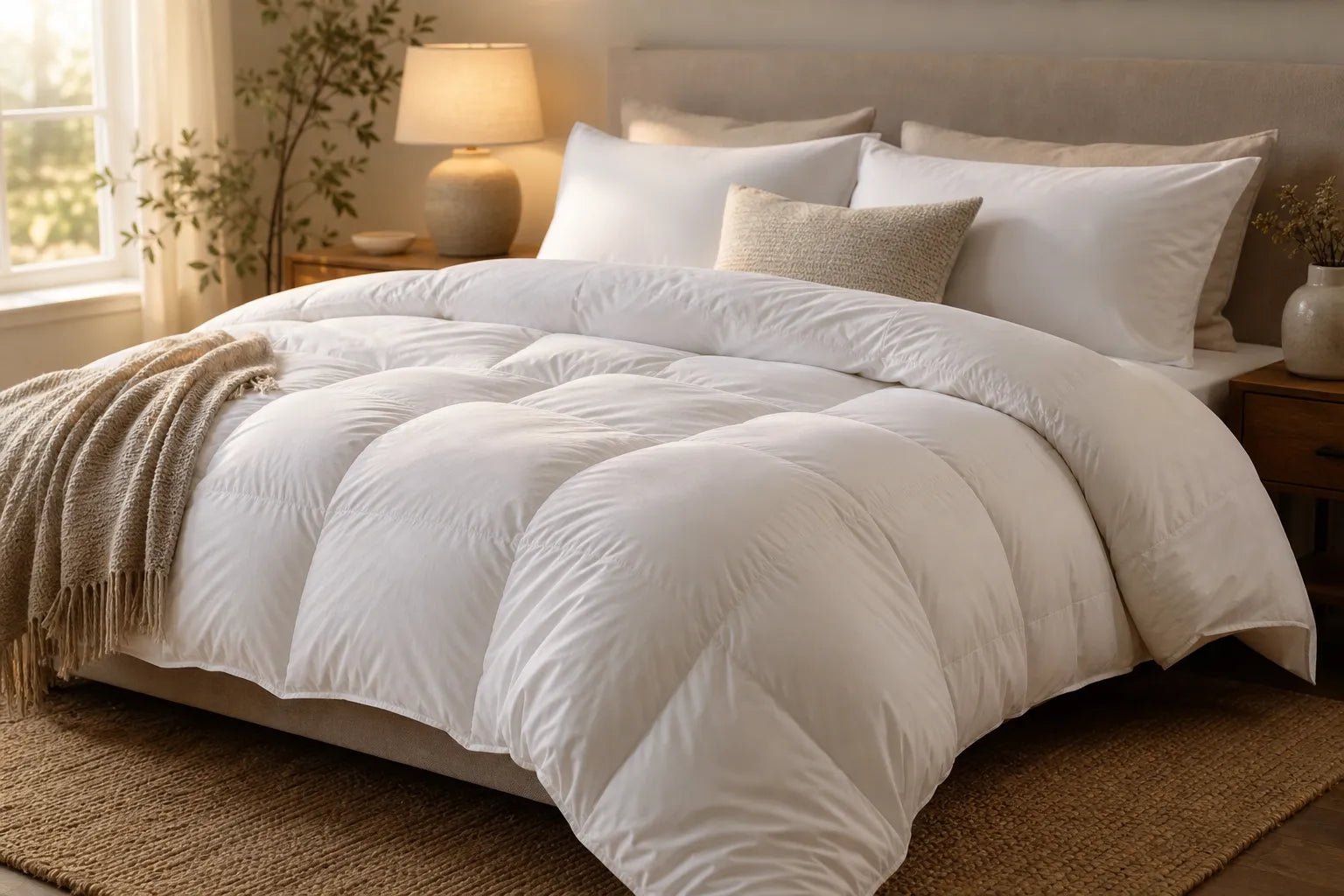 Goose Down Comforters on Sale: Best Picks for 2026 - Warmy & Tummy