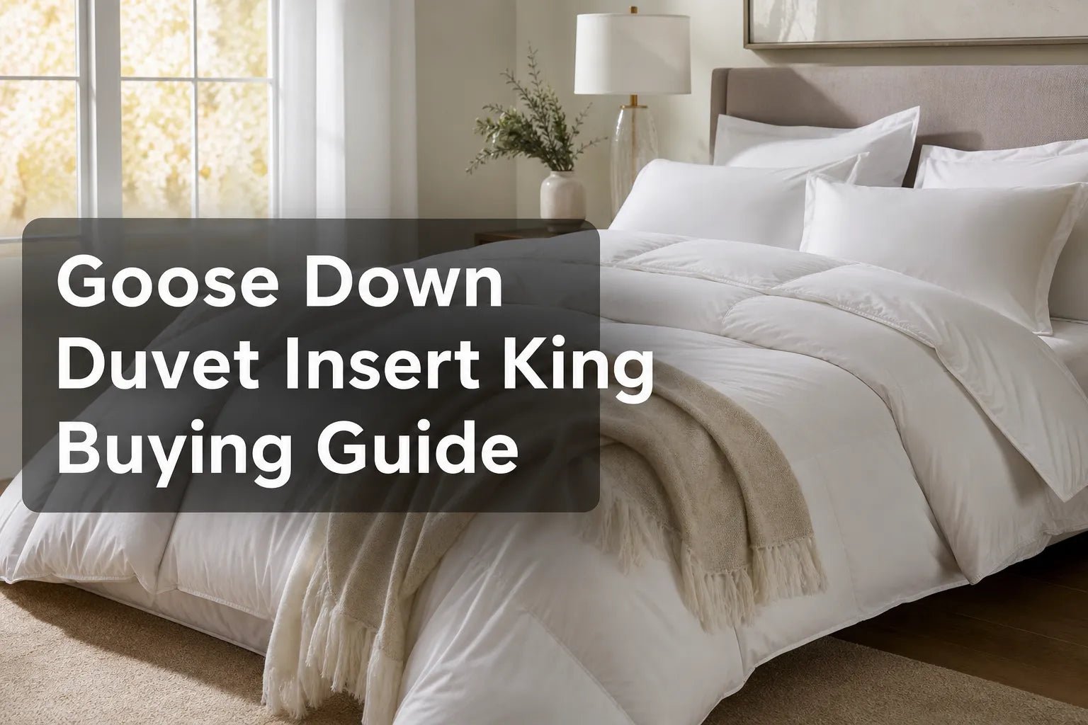 Goose Down Duvet Insert King Buying Guide - Warmy & Tummy