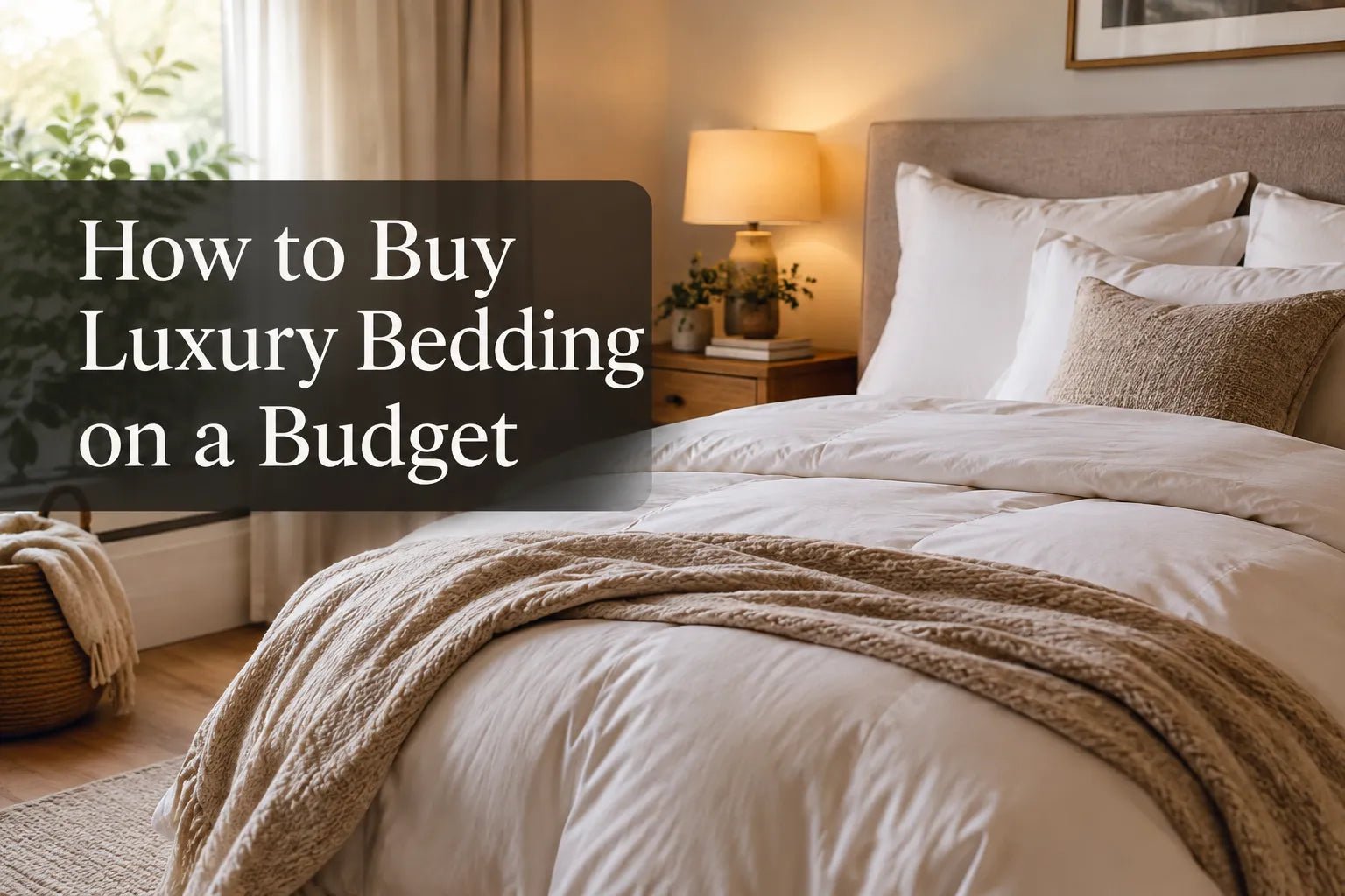 How to Buy Luxury Bedding on a Budget - Warmy & Tummy