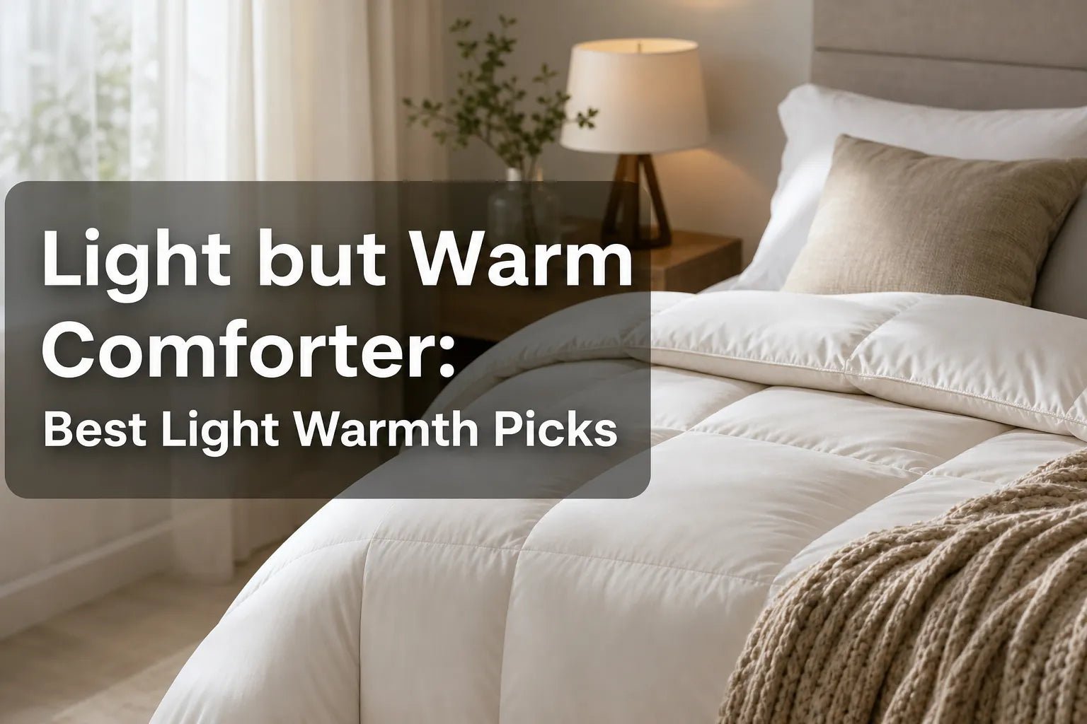 Light but Warm Comforter: Best Light Warmth Picks - Warmy & Tummy