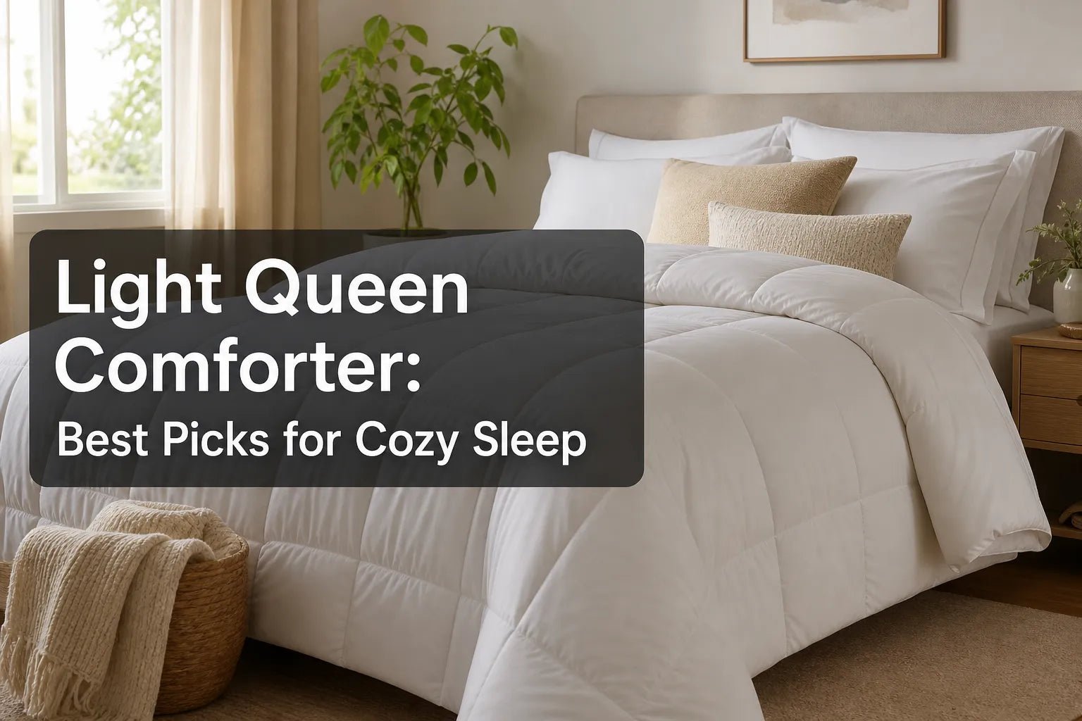 Light Queen Comforter: Best Picks for Cozy Sleep - Warmy & Tummy
