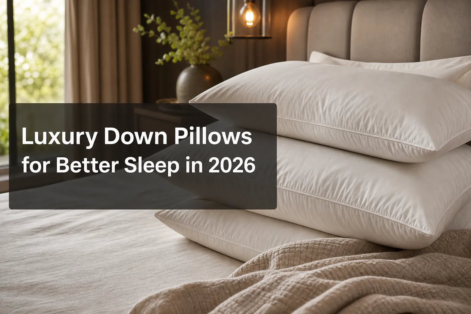 Luxury Down Pillows for Better Sleep in 2026 - Warmy & Tummy