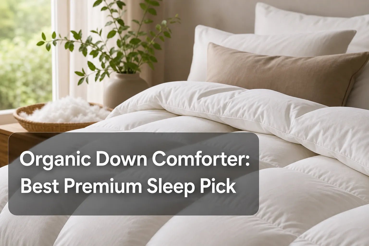 Organic Down Comforter: Best Premium Sleep Pick - Warmy & Tummy