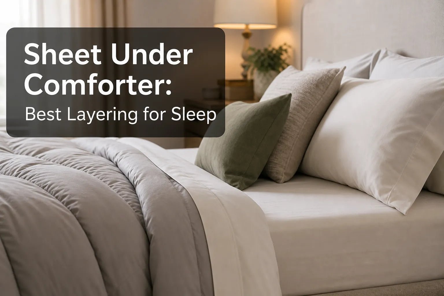 Sheet Under Comforter: Best Layering for Sleep - Warmy & Tummy