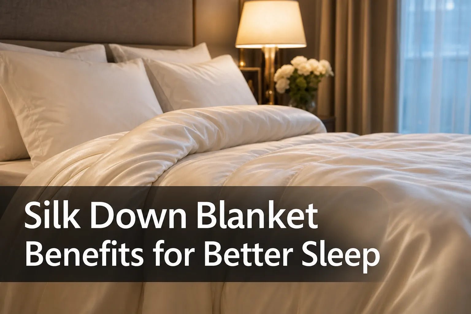Silk Down Blanket Benefits for Better Sleep - Warmy & Tummy