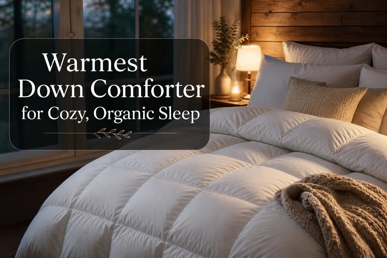 Warmest Down Comforter for Cozy, Organic Sleep - Warmy & Tummy
