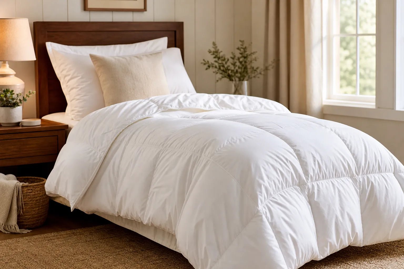 White Goose Down Comforter Twin Buying Guide - Warmy & Tummy