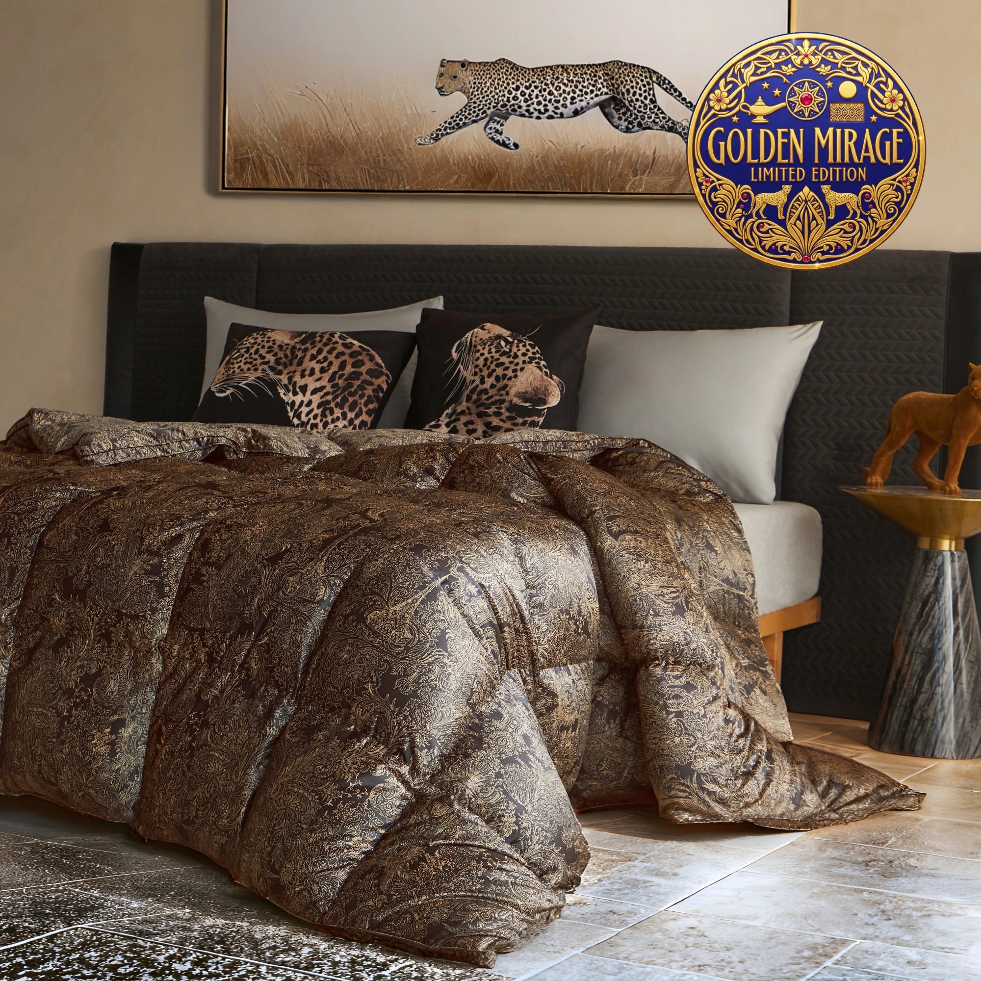 Deluxe Silk Goose Down Comforter