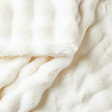 Cream Cosmic Wave throw product photograph