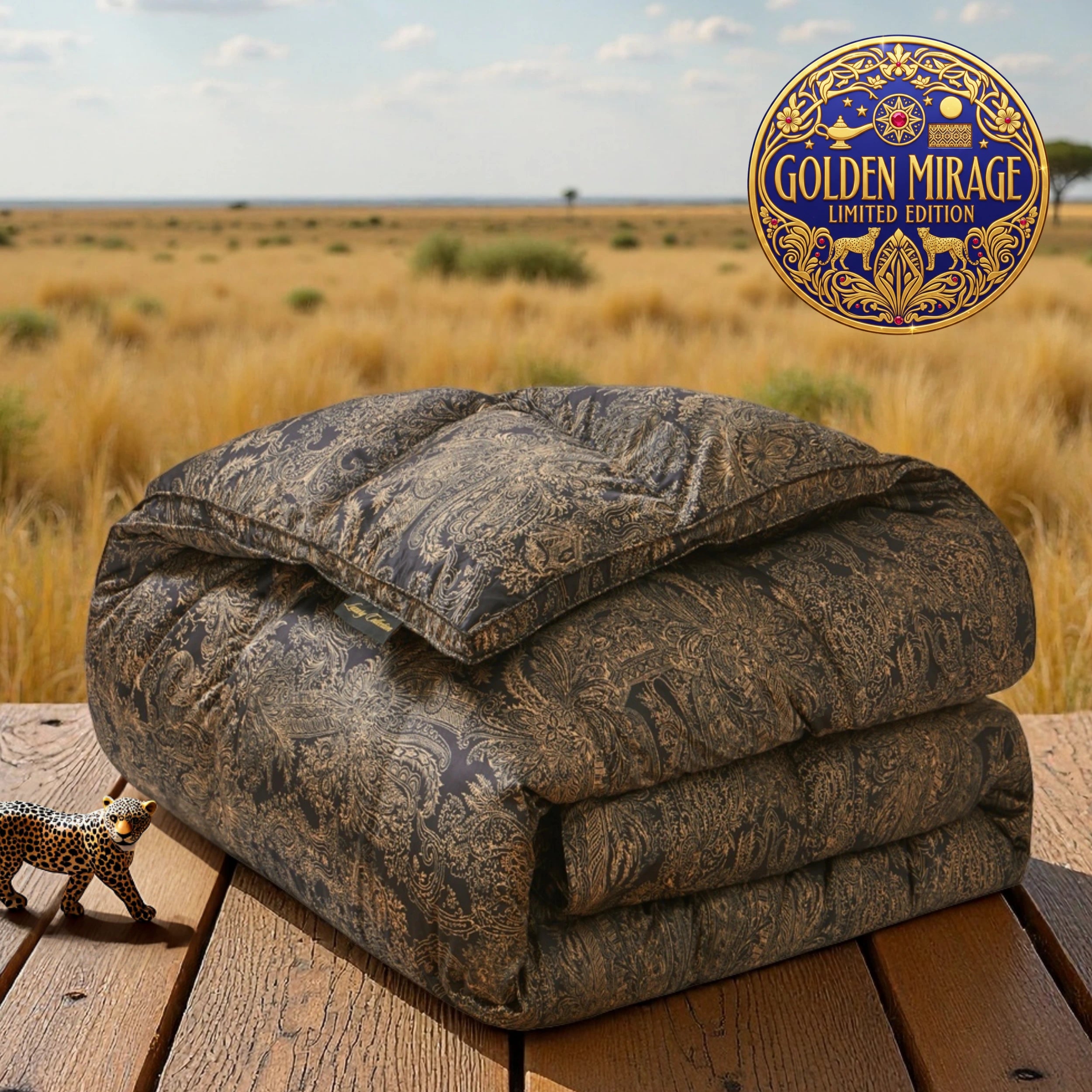 Deluxe Silk Goose Down Comforter