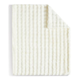 Cream Cosmic Wave throw product photograph