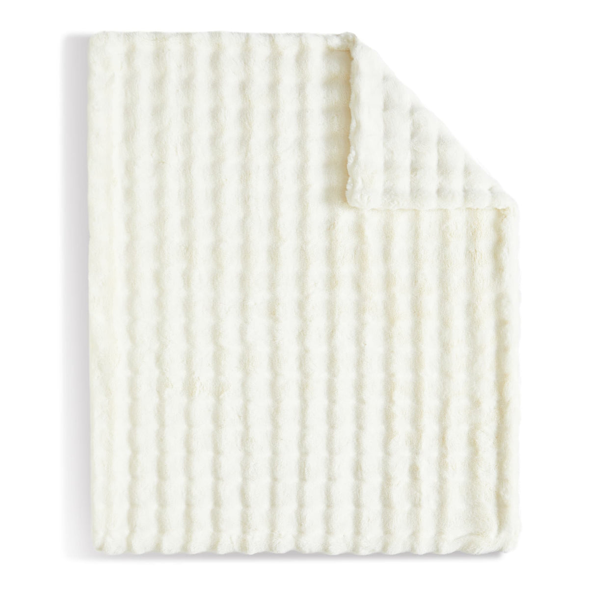 Cream Cosmic Wave throw product photograph