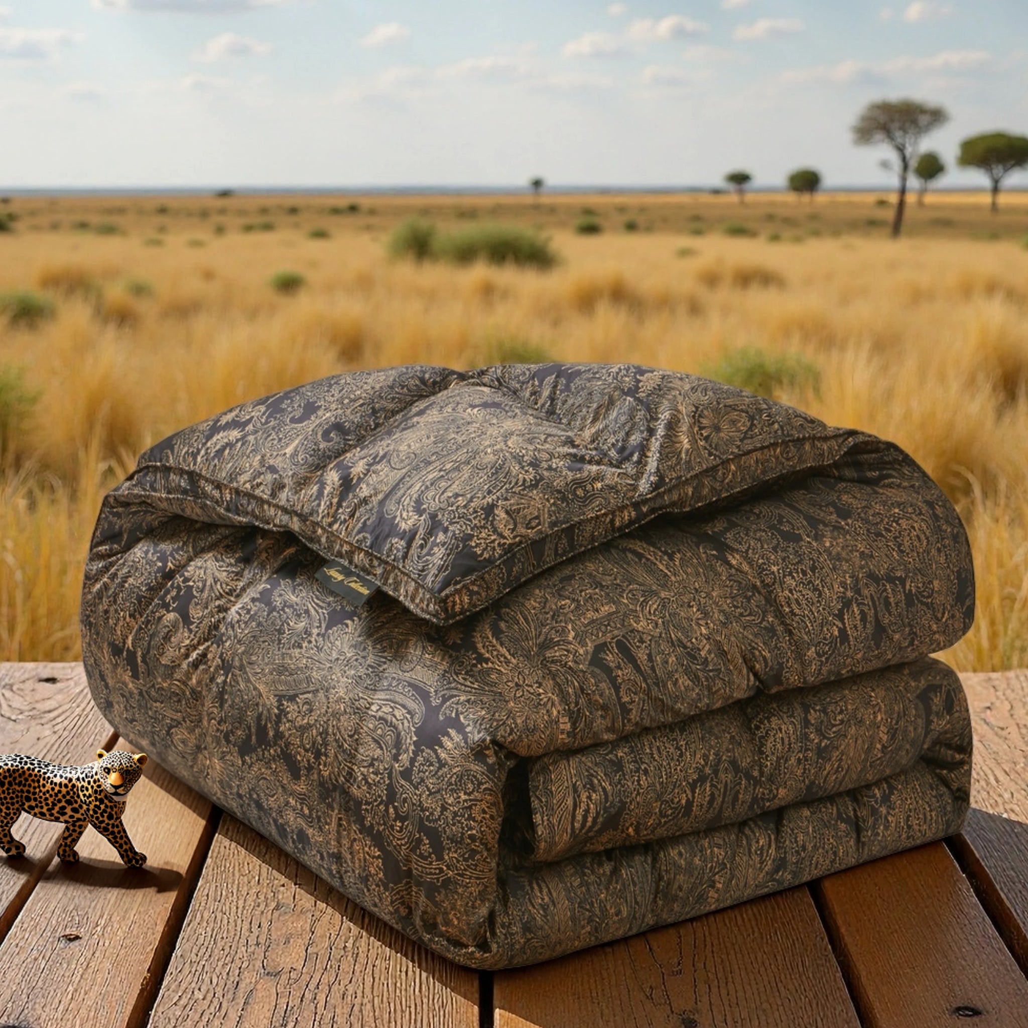 Deluxe Silk Goose Down Comforter