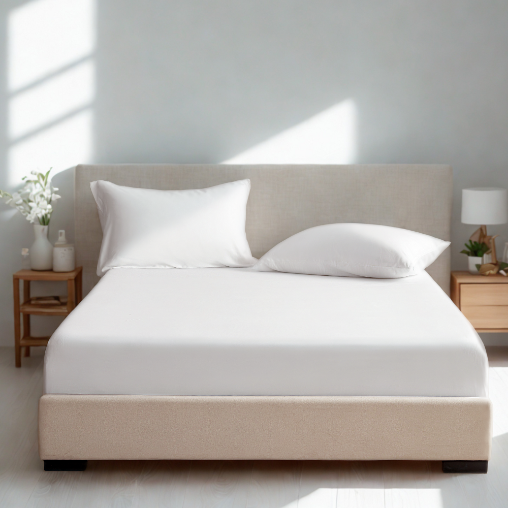 Luxecool™ Bamboo Fitted Sheet + Pillowcases