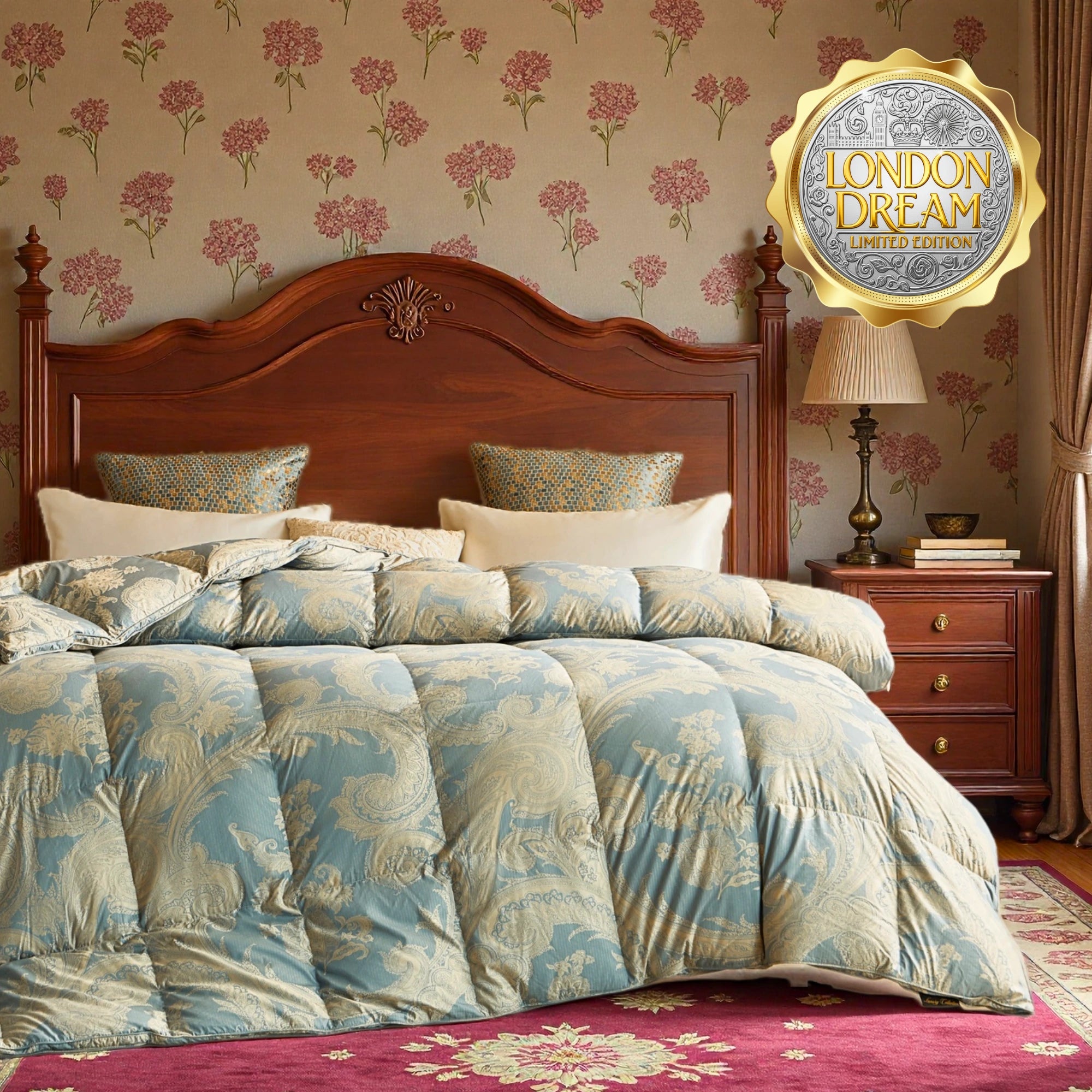 Deluxe Silk Goose Down Comforter