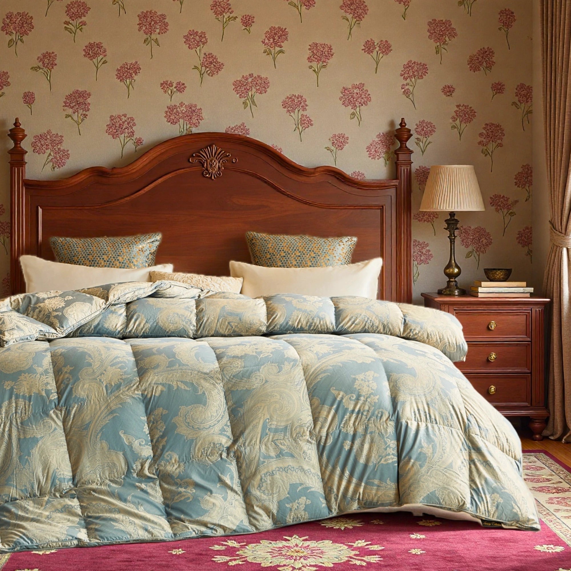 Deluxe Silk Goose Down Comforter