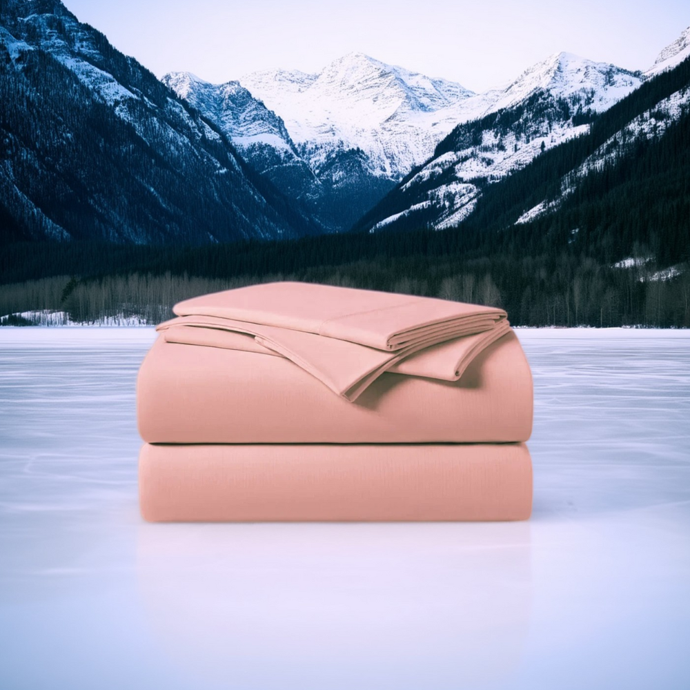 Luxecool™ Bamboo Fitted Sheet + Pillowcases