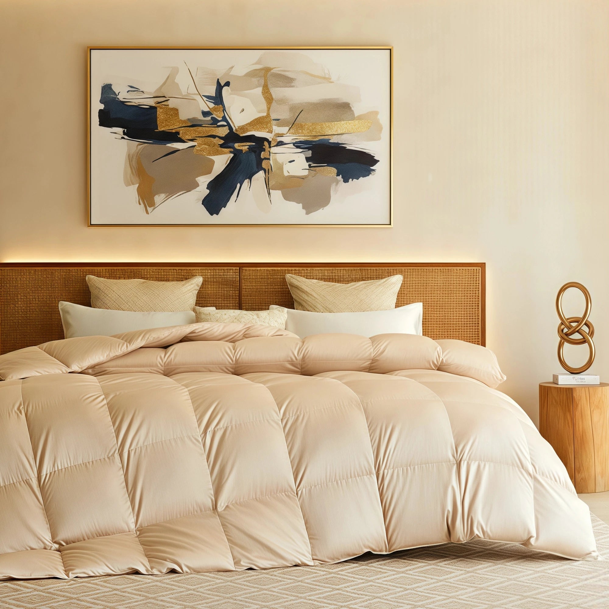 Deluxe Silk Goose Down Comforter