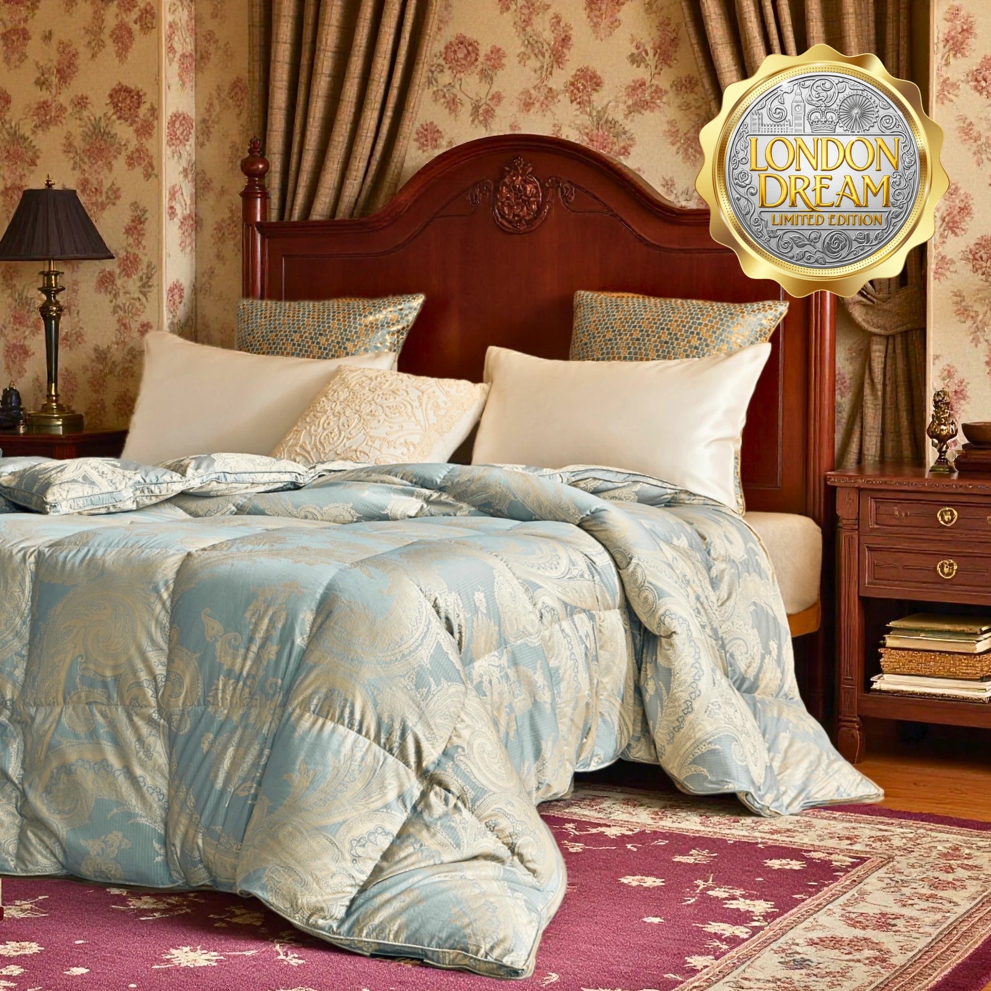 Deluxe Silk Goose Down Comforter