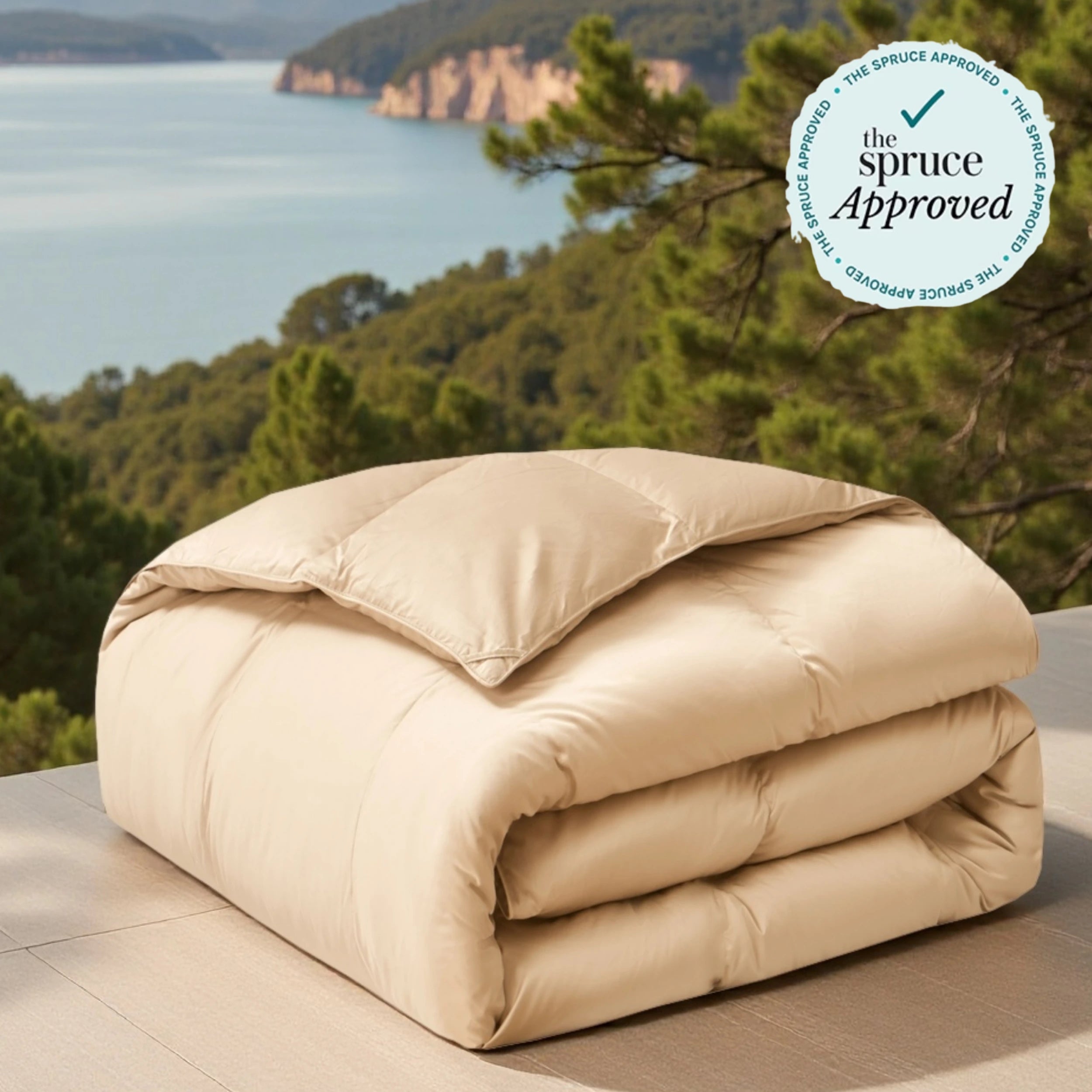 Deluxe Silk Goose Down Comforter