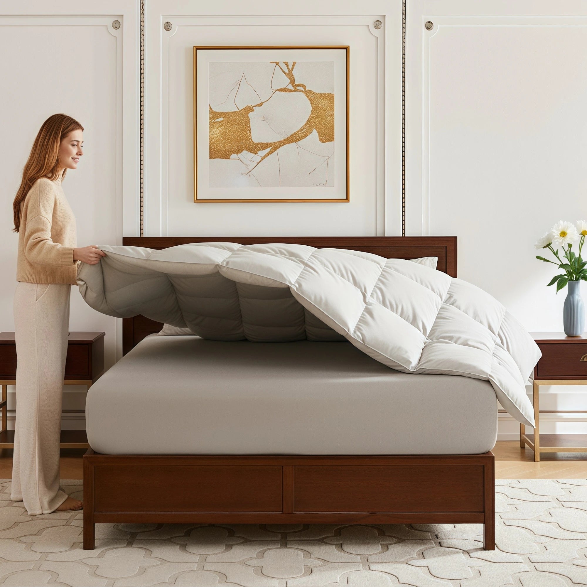 Organic Cotton Goose Down Comforter
