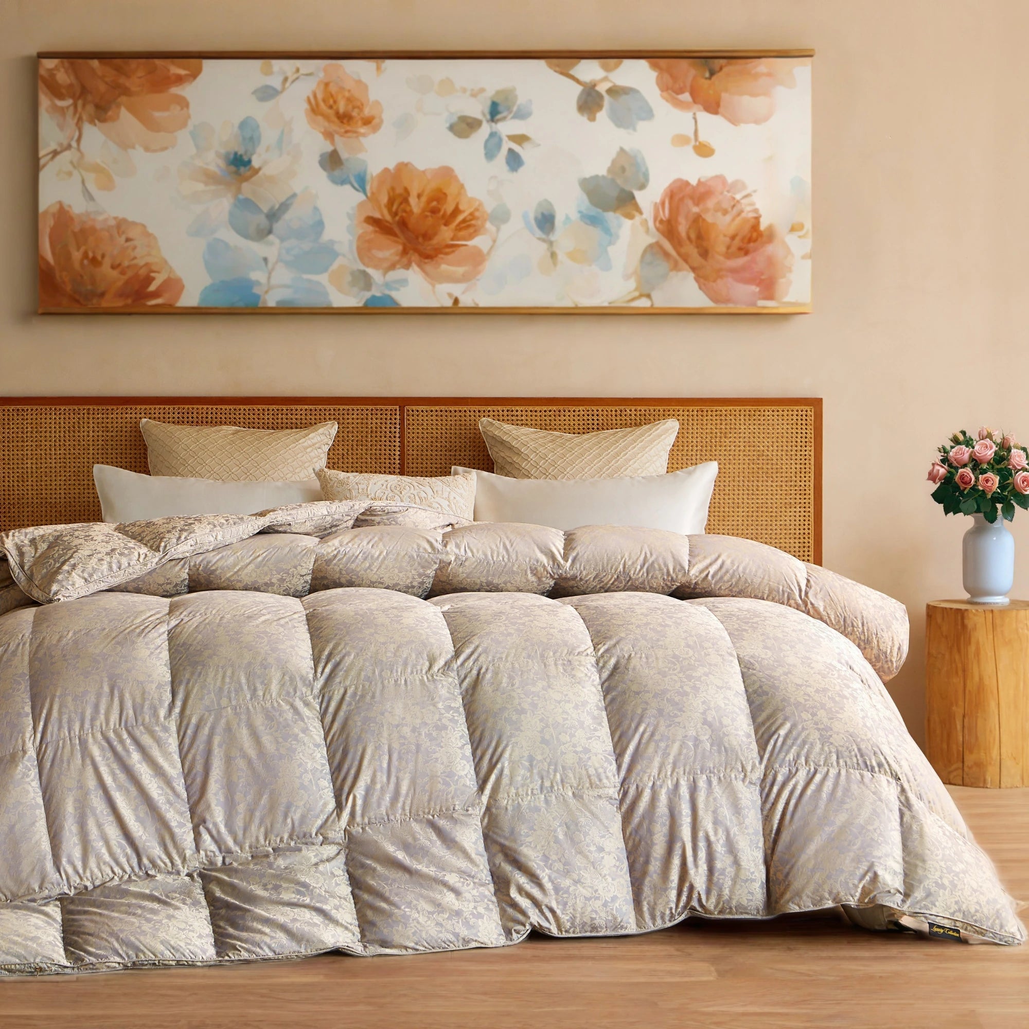 Deluxe Silk Goose Down Comforter