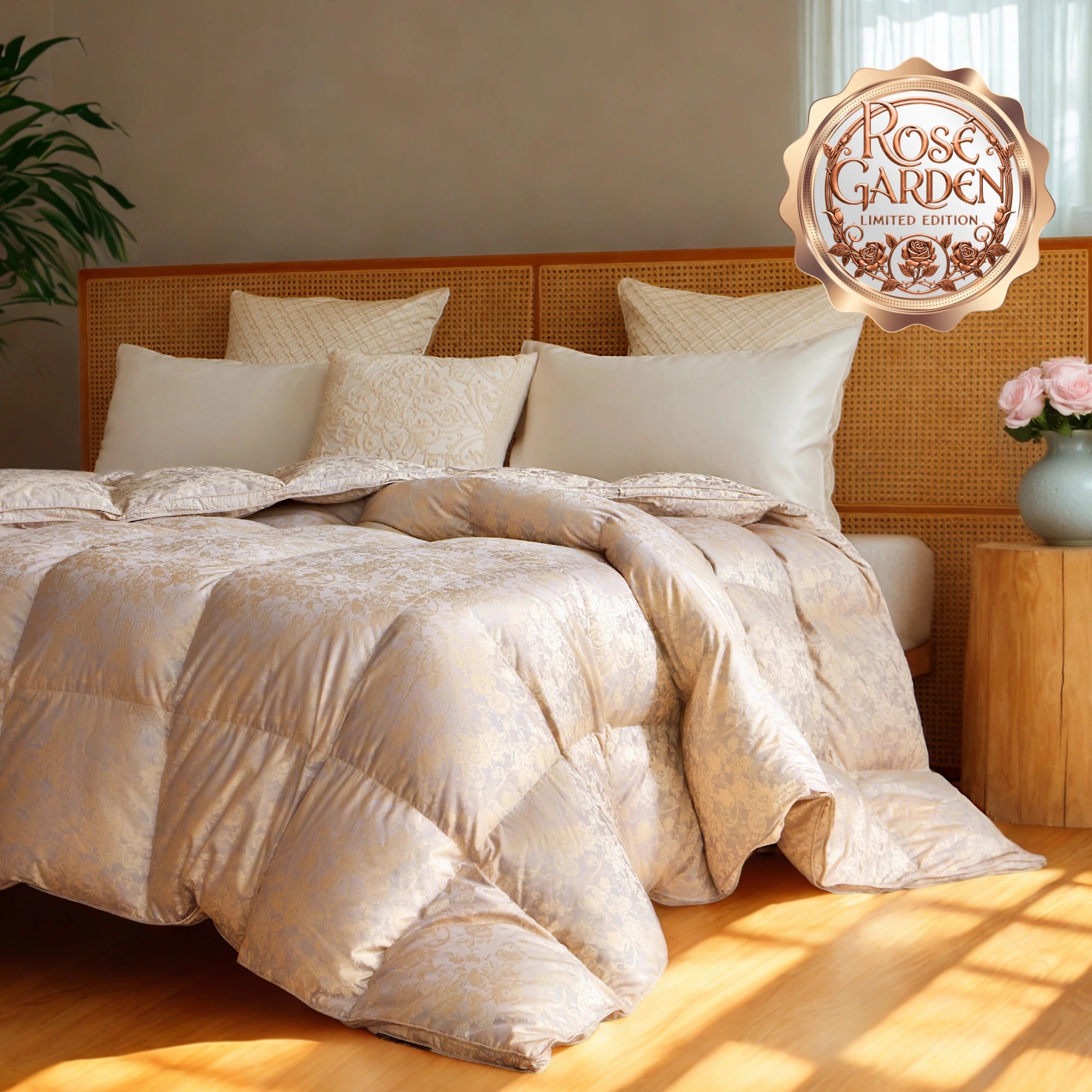 Deluxe Silk Goose Down Comforter