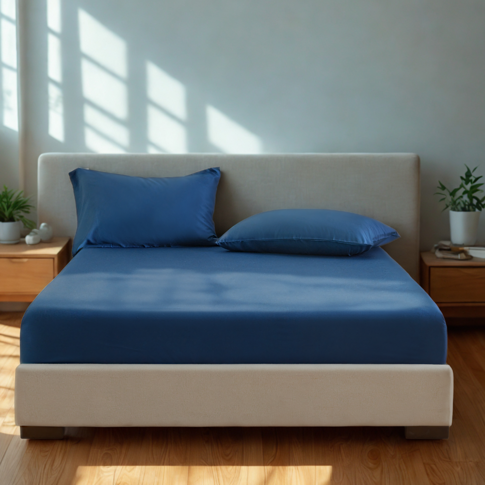 Luxecool™ Bamboo Fitted Sheet + Pillowcases - Warmy & Tummy