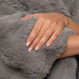 Light Gray Cosmic Wave throw product photograph