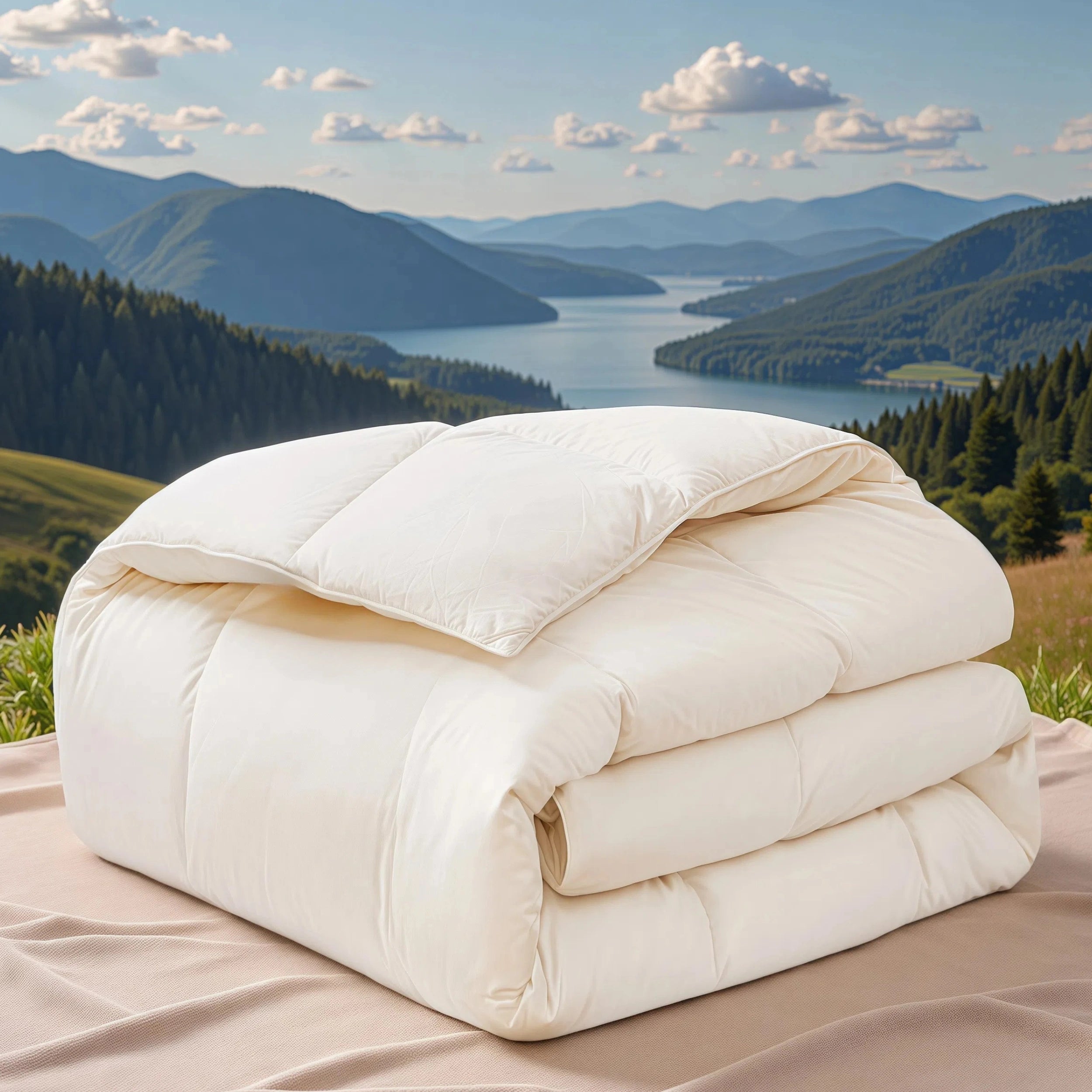 Organic Cotton Goose Down Comforter