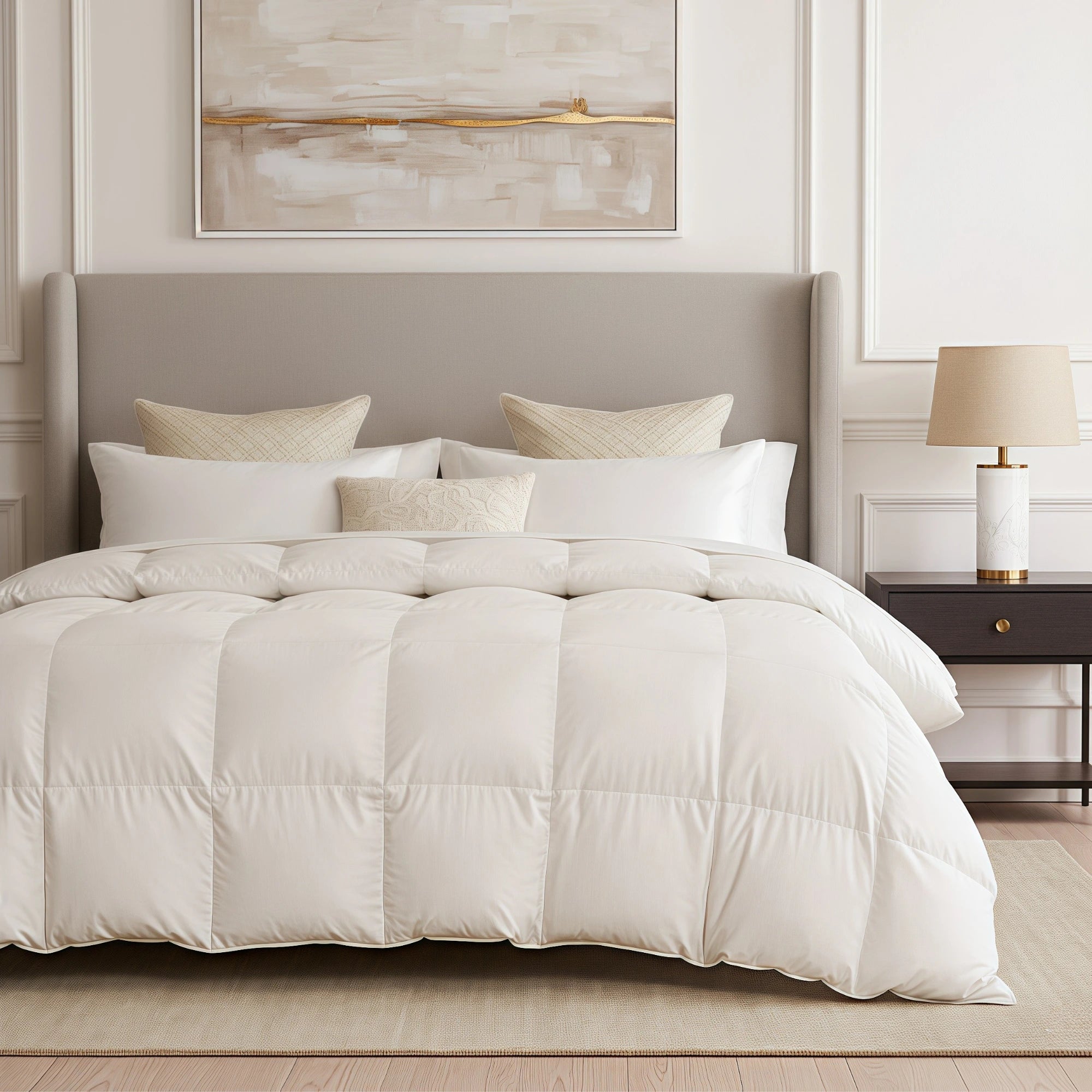 Deluxe Silk Goose Down Comforter