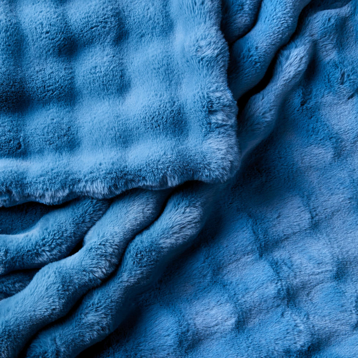 Blue Cosmic Wave throw product photograph