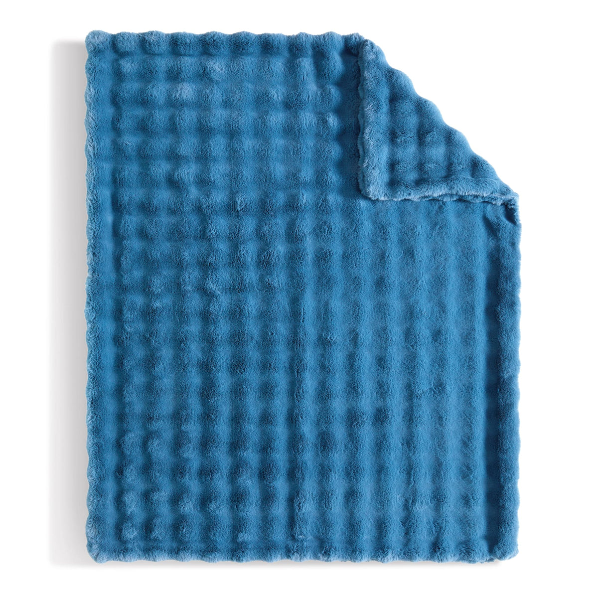 Blue Cosmic Wave throw product photograph