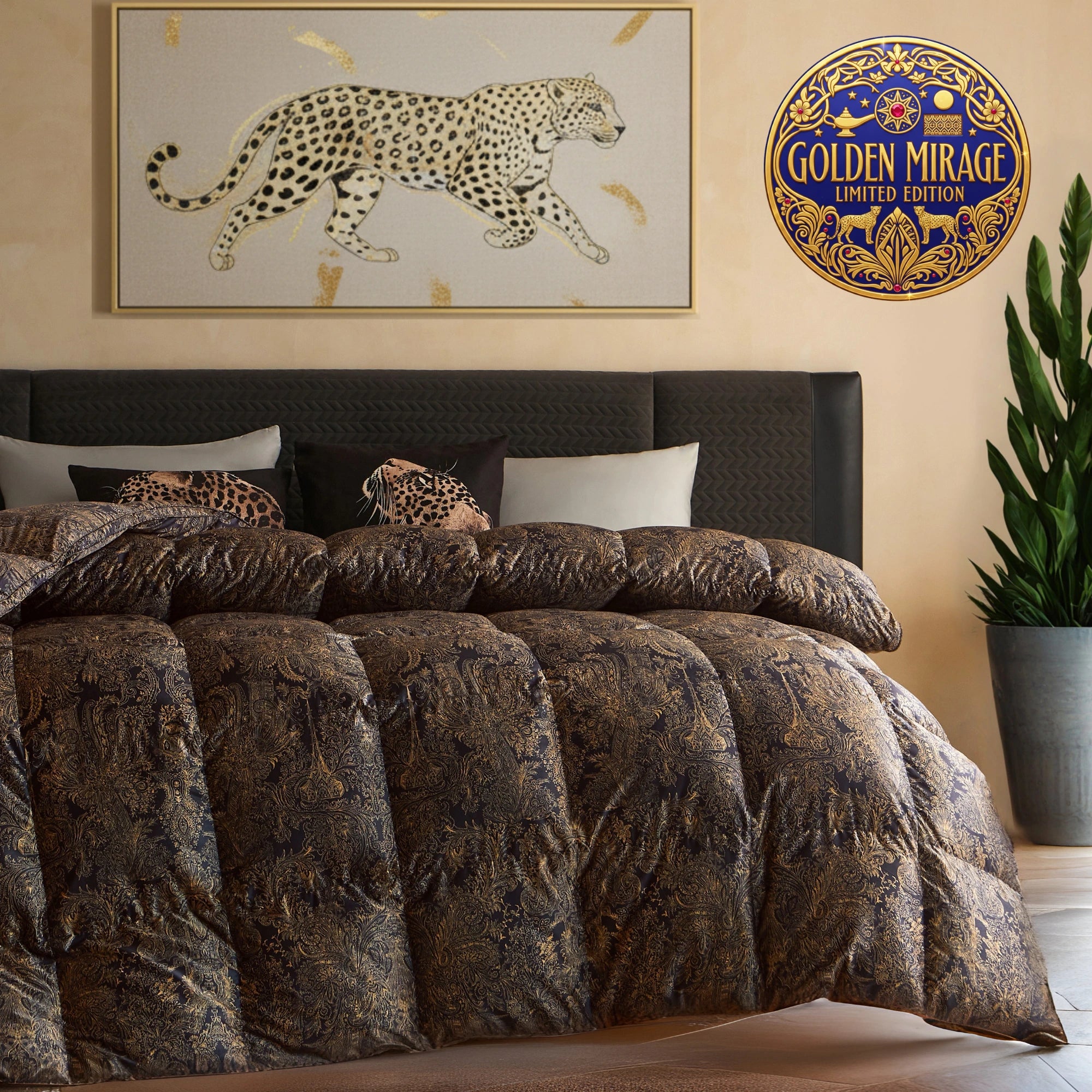 Deluxe Silk Goose Down Comforter