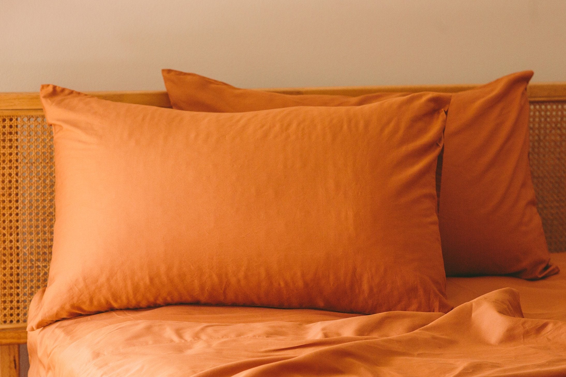 Sateen Organic Cotton Sheet Set + Pillowcases