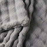 Light Gray Cosmic Wave throw product photograph