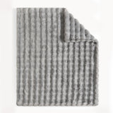 Light Gray Cosmic Wave throw product photograph